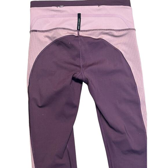 Athleta Allyson Felix Legend Mesh Tight Yoga Leggings Purple Small - Picture 8 of 11